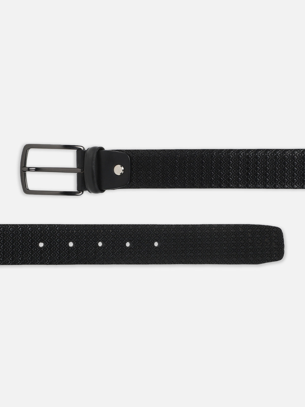 Diamond Crosshatch Embossed Belt