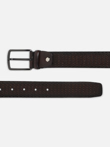 Diamond Crosshatch Embossed Belt