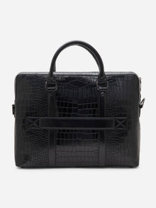 Croco Leather Laptop Bag LT14-5002