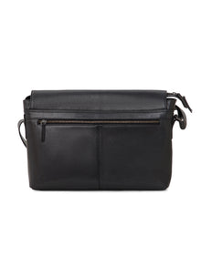 Flap Leather Laptop Bag