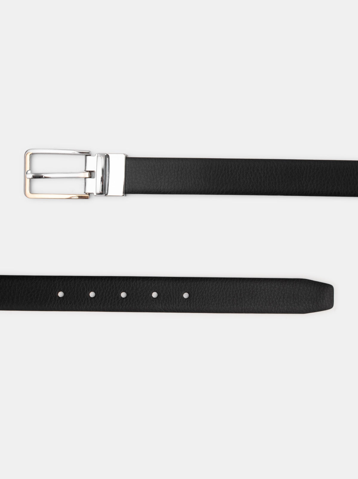 Textured Reversible Leather Belt