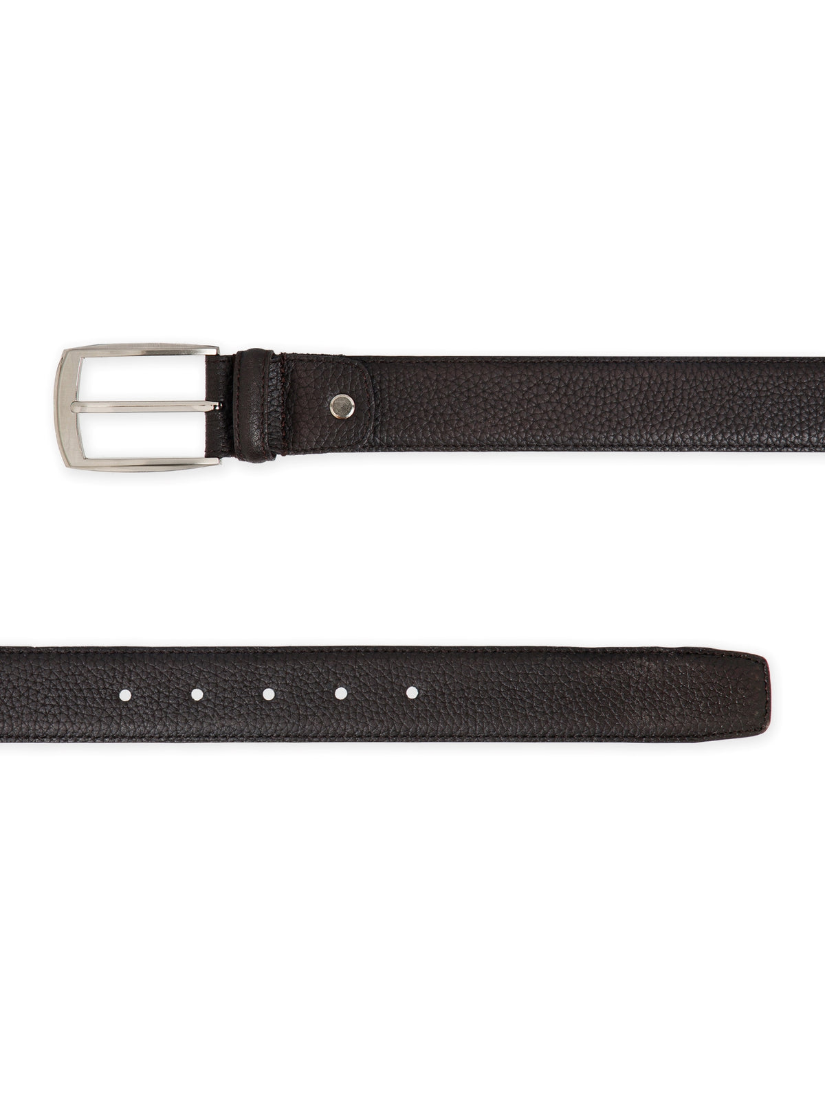 Plus Size Pebble Leather Belt