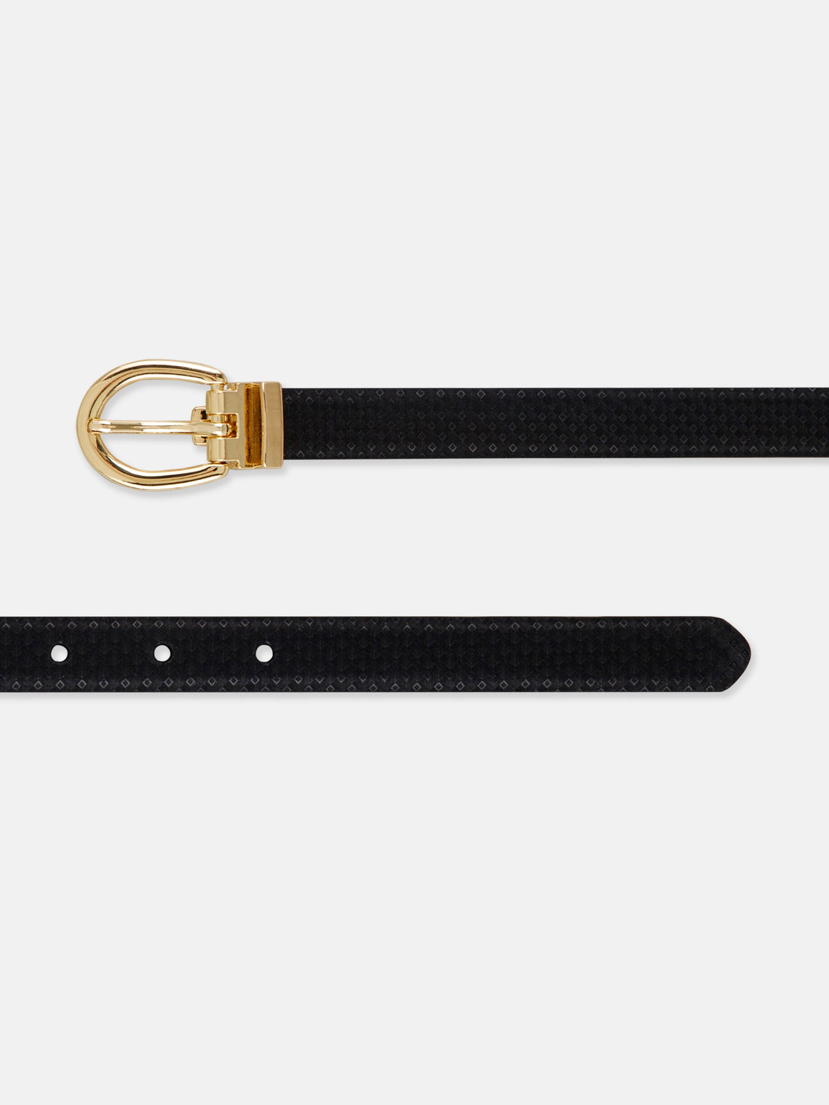 Minimal Reversible Leather Belt