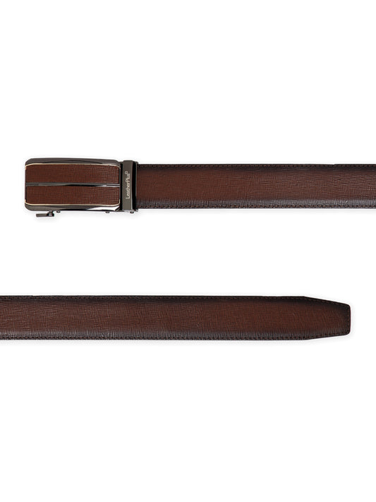 Men Autolock Belt XLAL-9712 Brown