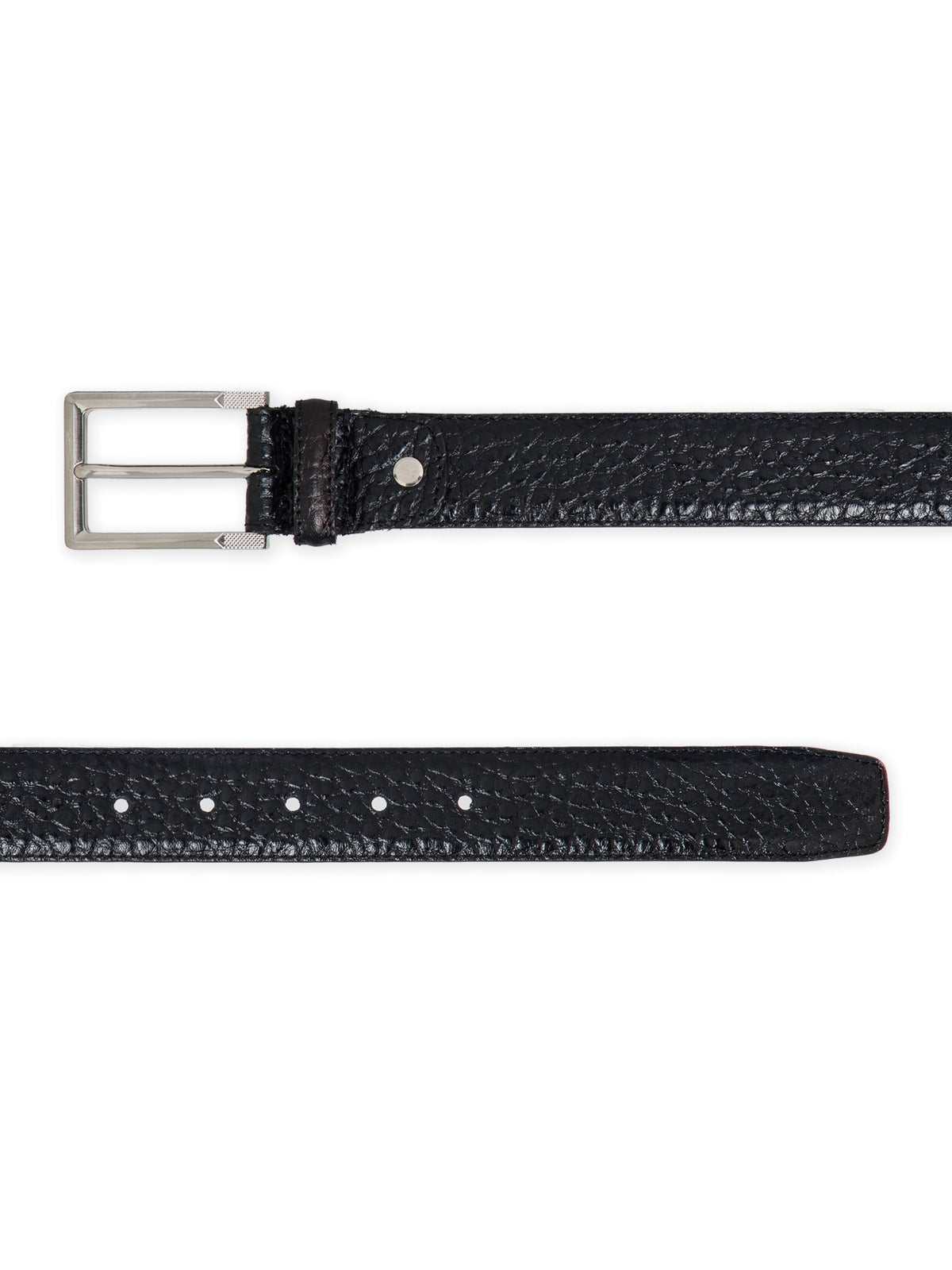 Plus Size Vintage Grain Autolock Leather Belt