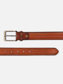 Crafted Men Belt Tan