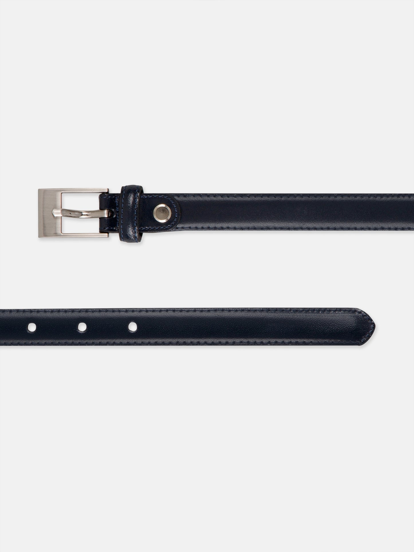 Elegant Reversible Ladies Belt LBRB-2232 BN Navy