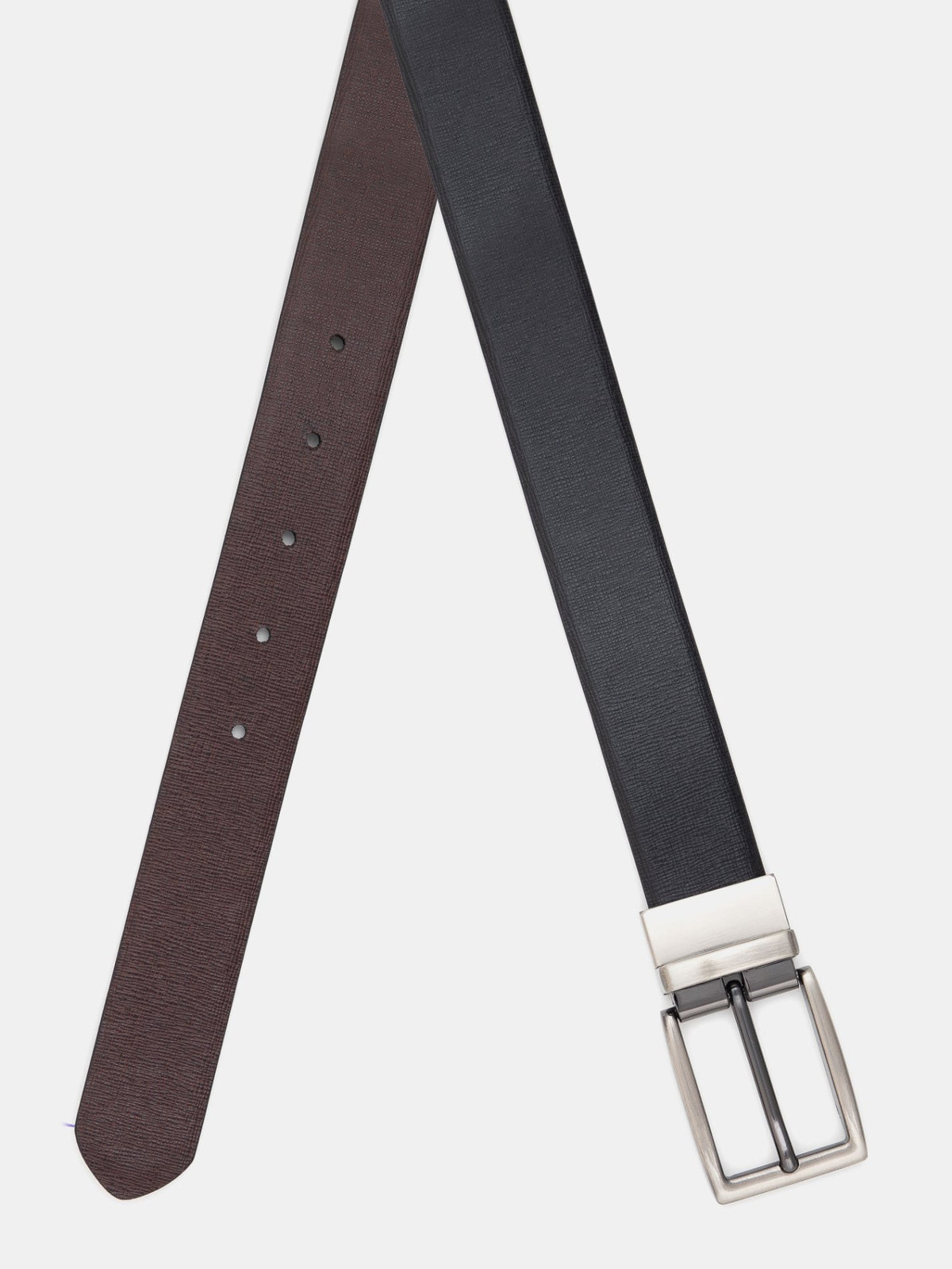 Slim Reversible Leather Belt