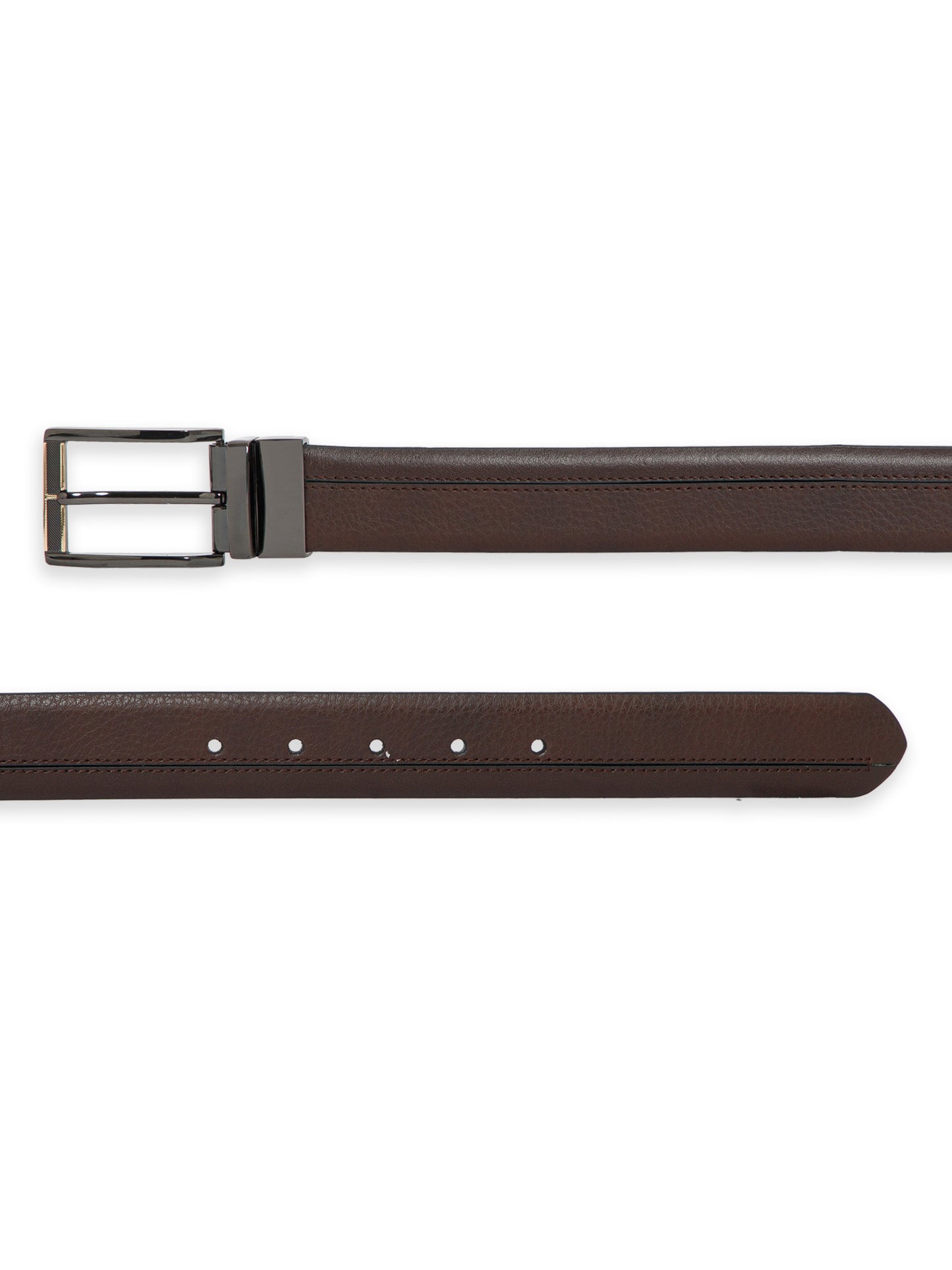Men Reversible Belt RB-179 Brown
