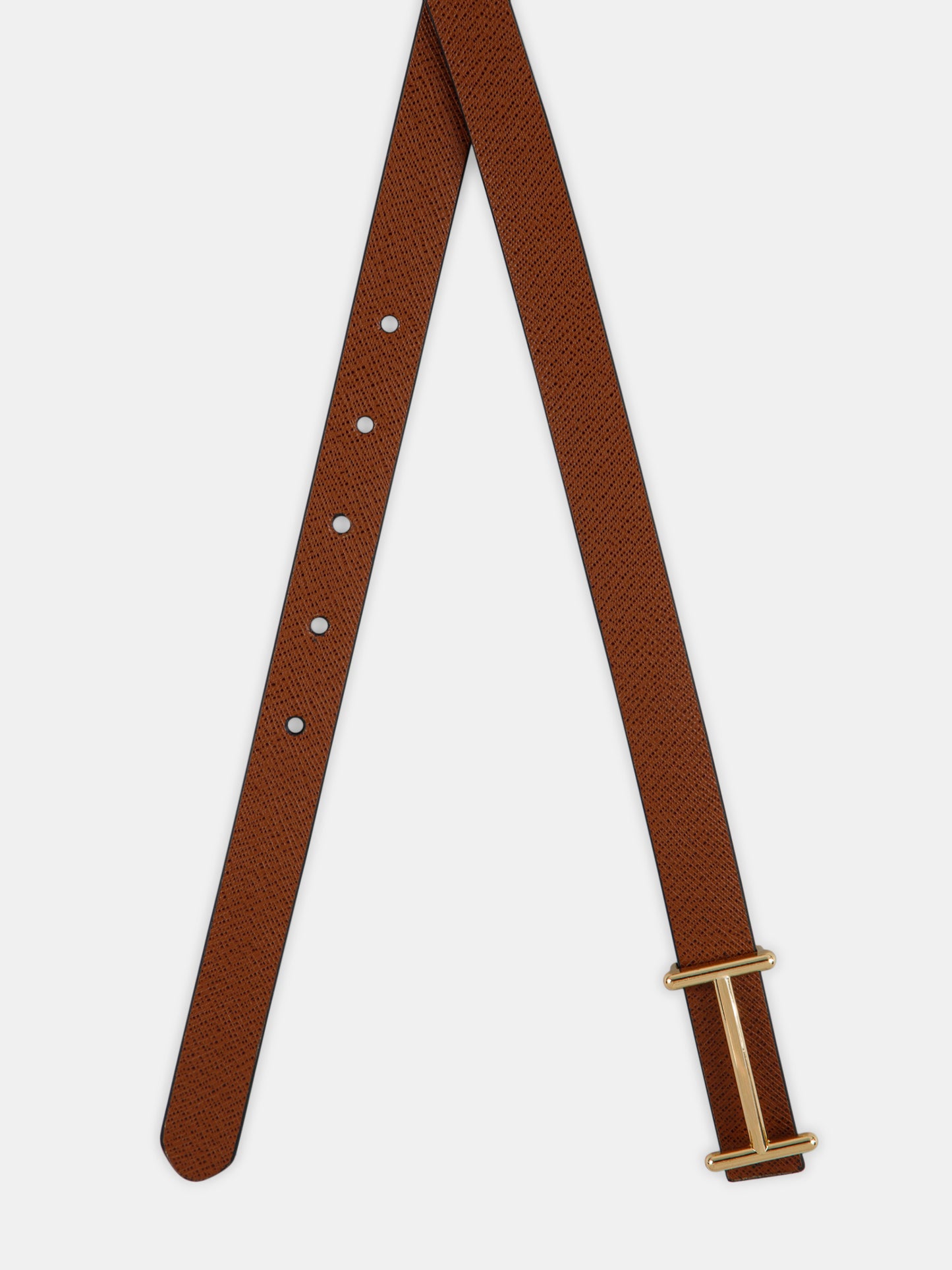 Saffiano Ladies Belt LBSB-2266 G Tan