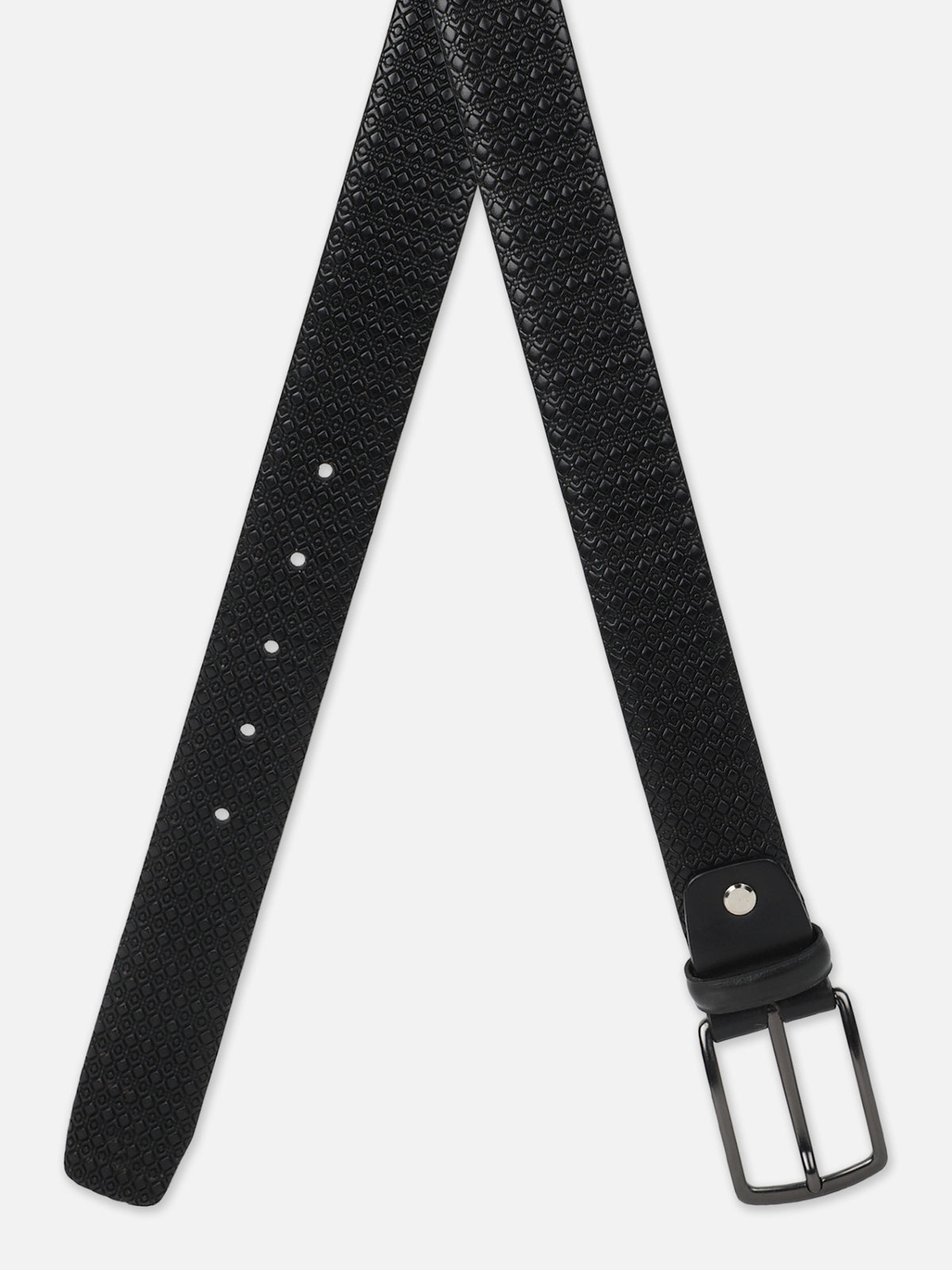 Diamond Crosshatch Embossed Belt