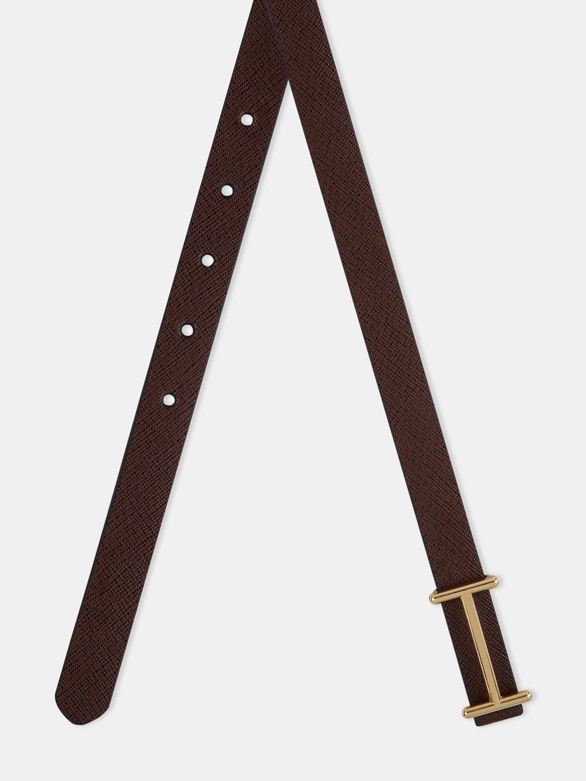 Saffiano Leather Belt