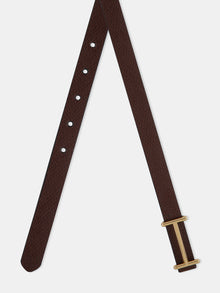 Saffiano Leather Belt