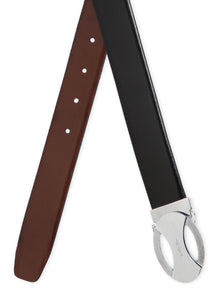 Sleek Reversible Leather Belt