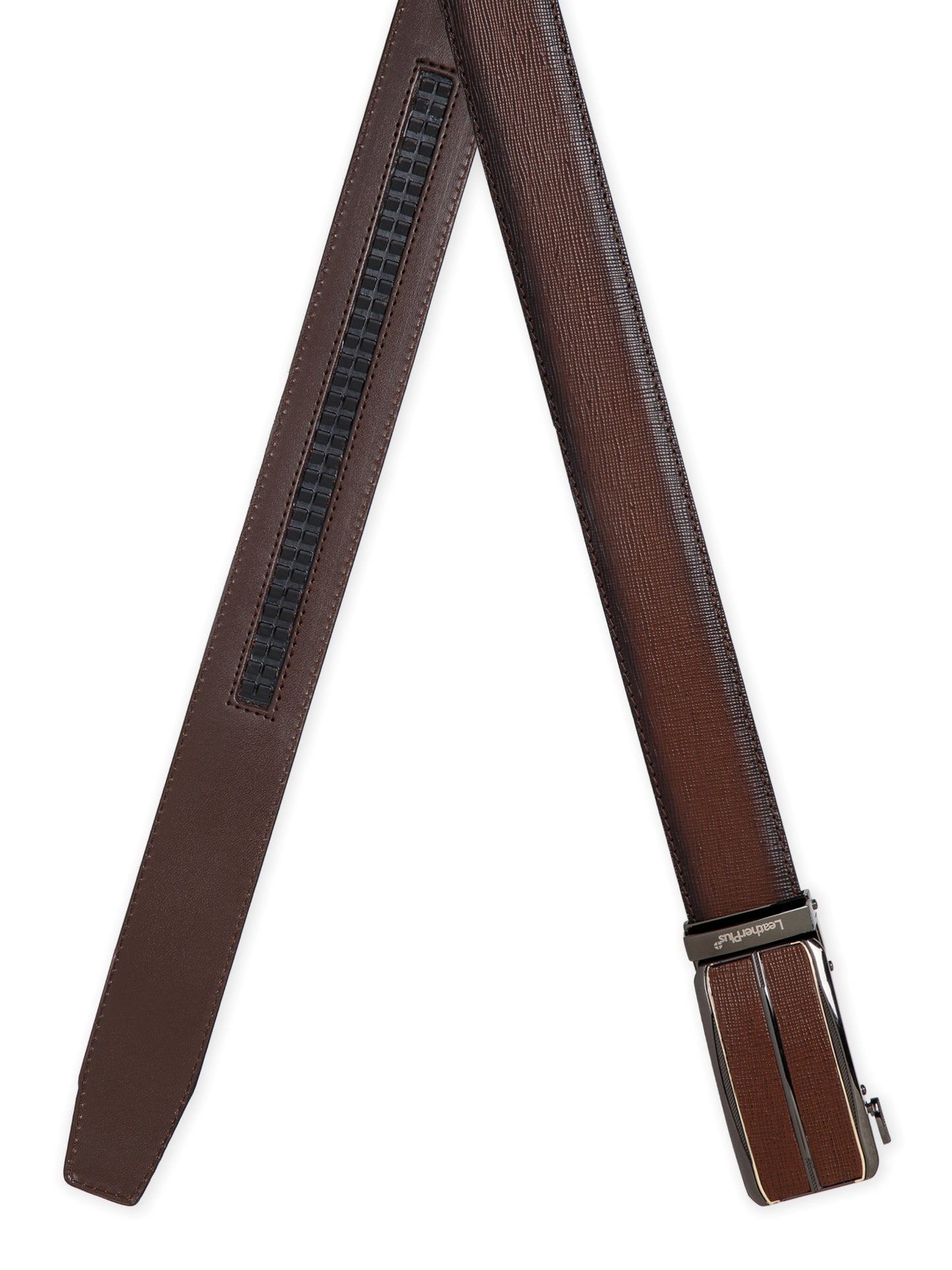 Men Autolock Belt XLAL-9712 Brown