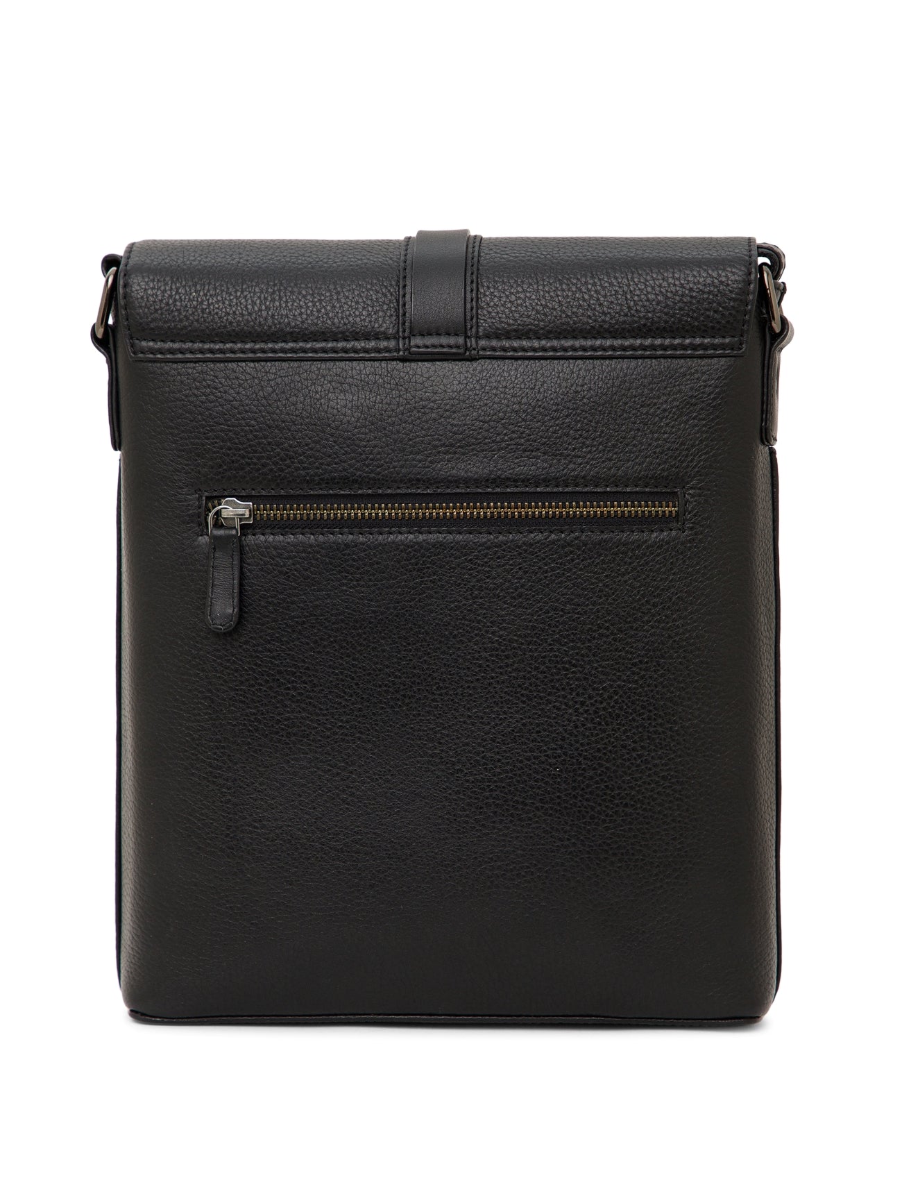 Textured Leather Men Sling Bag SGL-651 Black