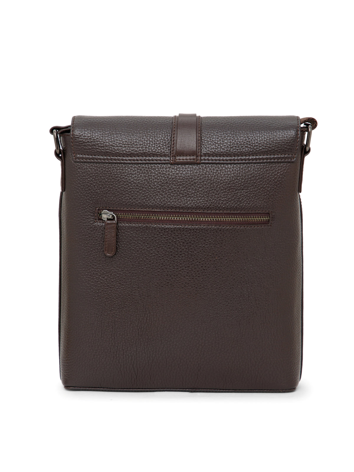 Textured Leather Sling Bag