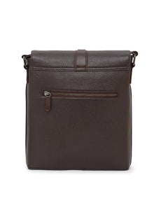 Textured Leather Sling Bag