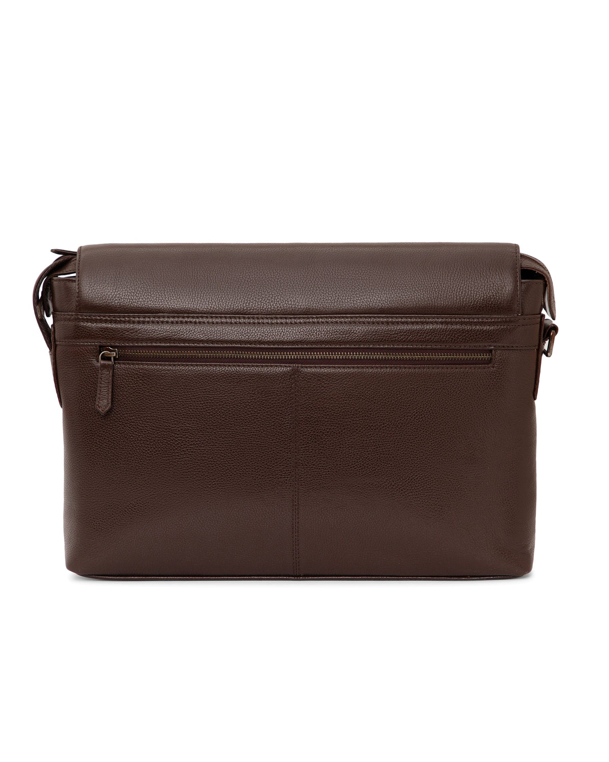 Flap Leather Laptop Bag