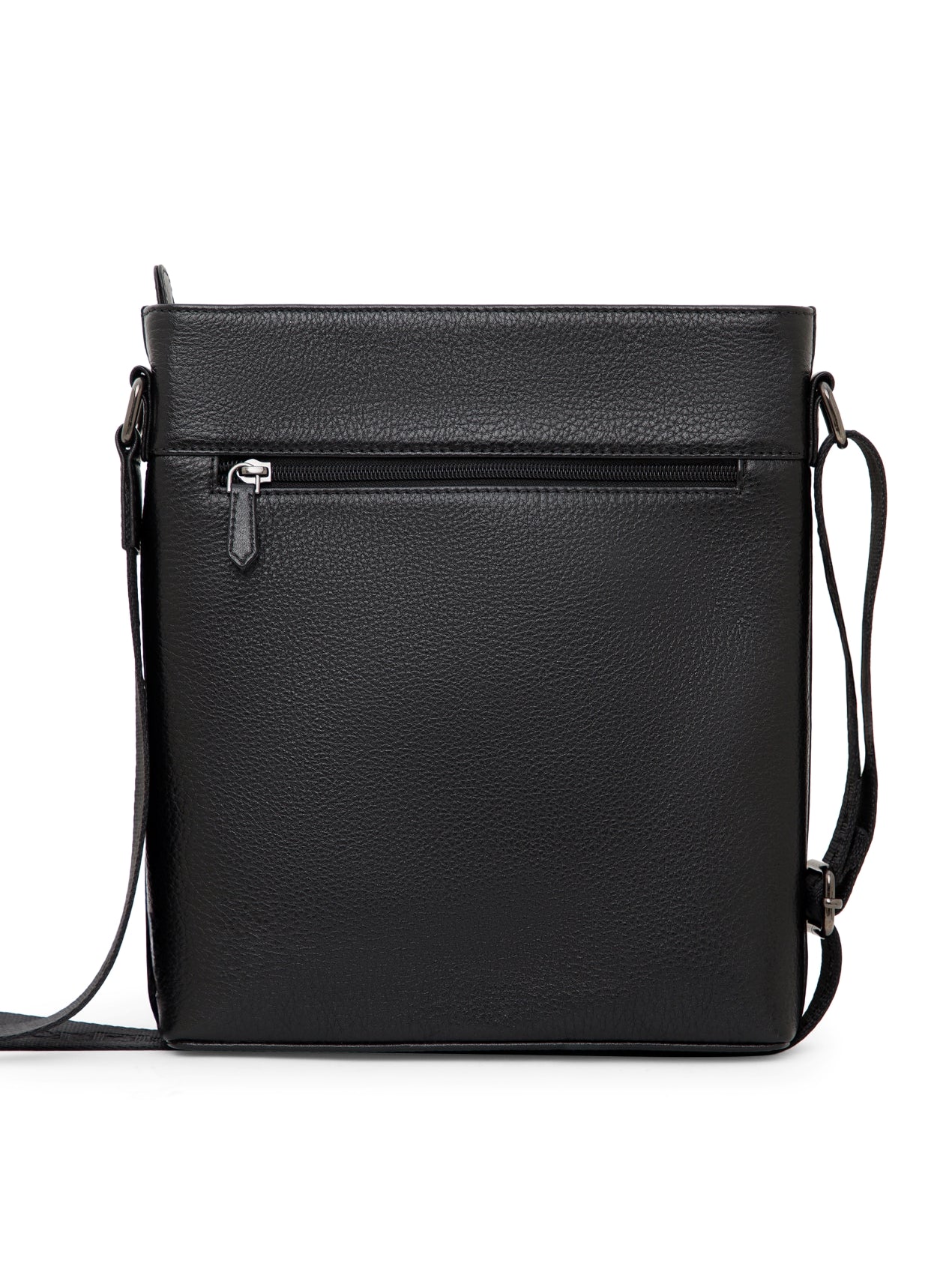 Quilted Leather Men Sling Bag SGL-652 Black