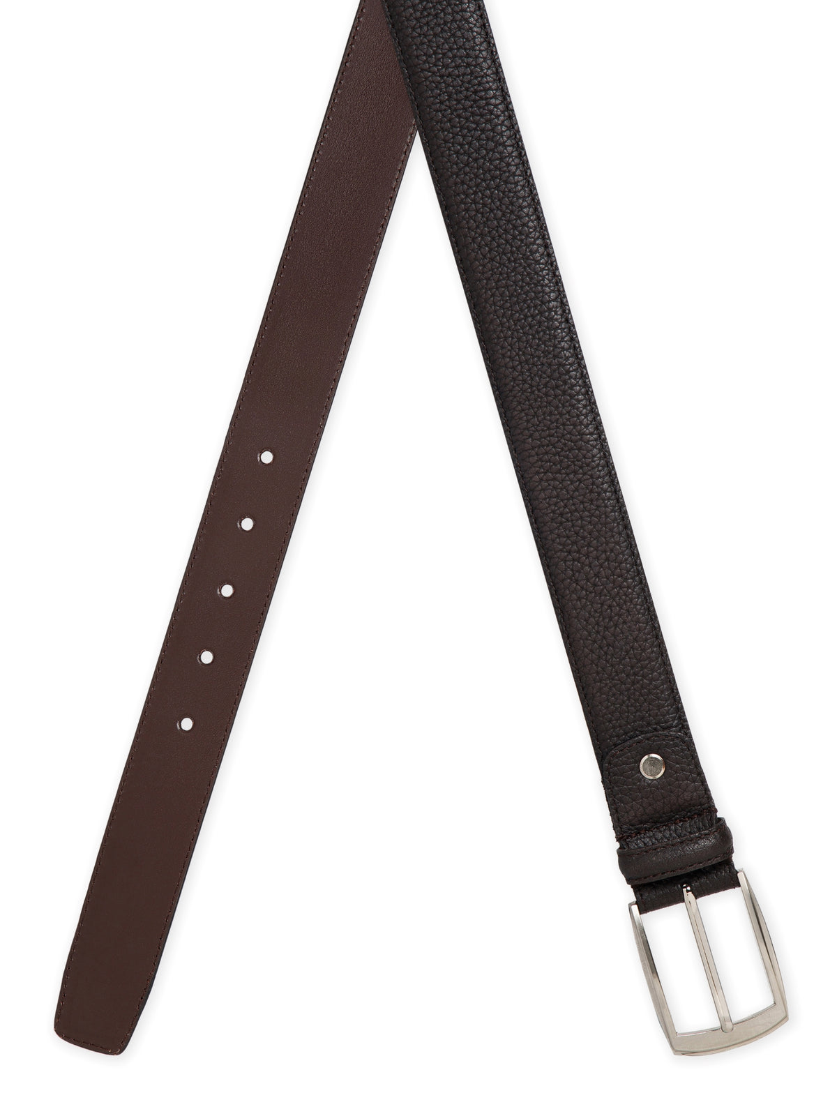 Plus Size Pebble Leather Belt