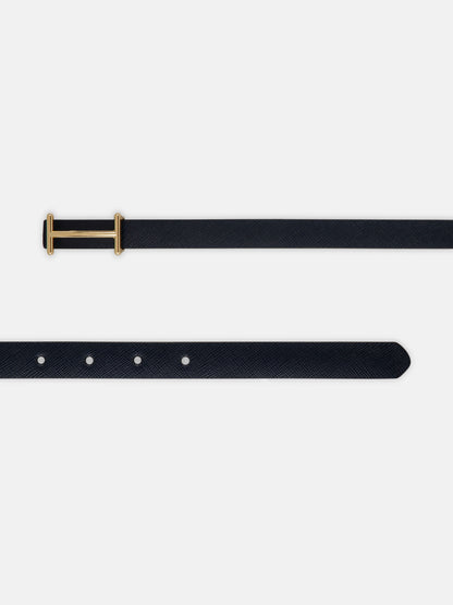 Slim Ladies Belt LBSB-1031 G Navy