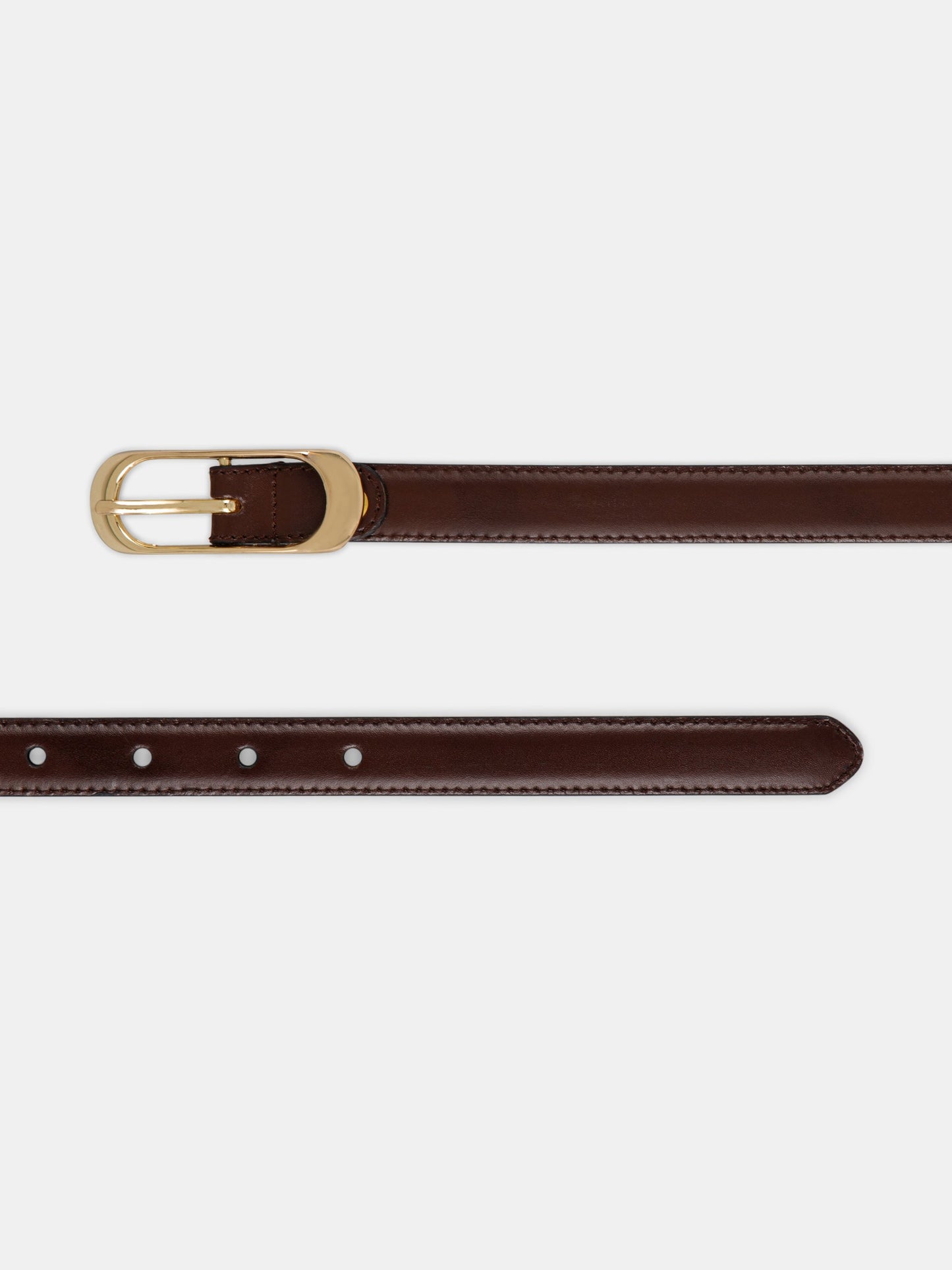 Center-Pin Buckle Ladies Belt LBSB-2213 G Brown