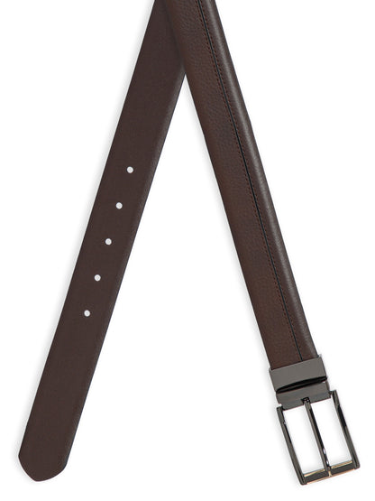 Men Reversible Belt XLRB-179 Brown