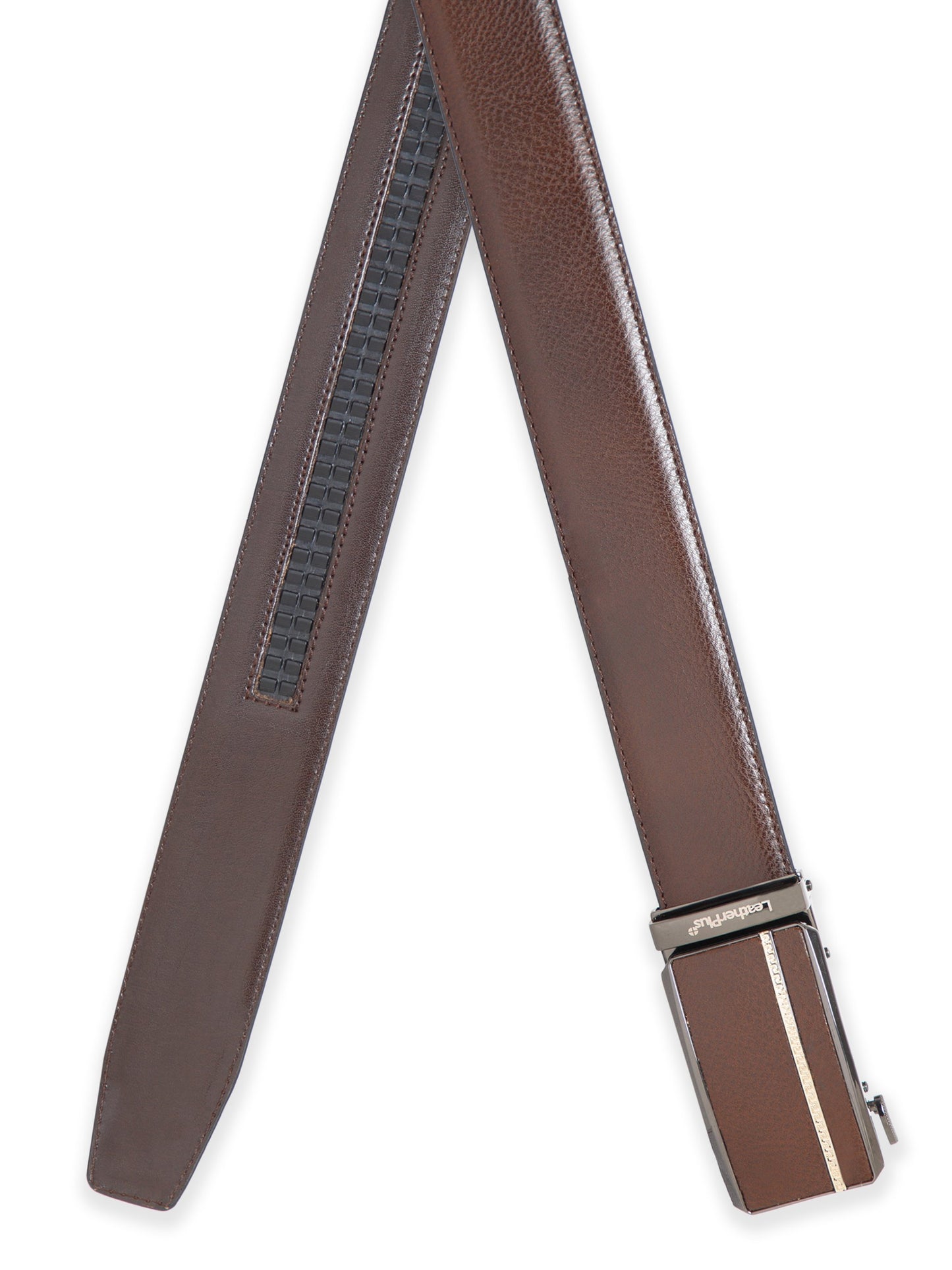 Men Autolock Belt AL-9711 Brown