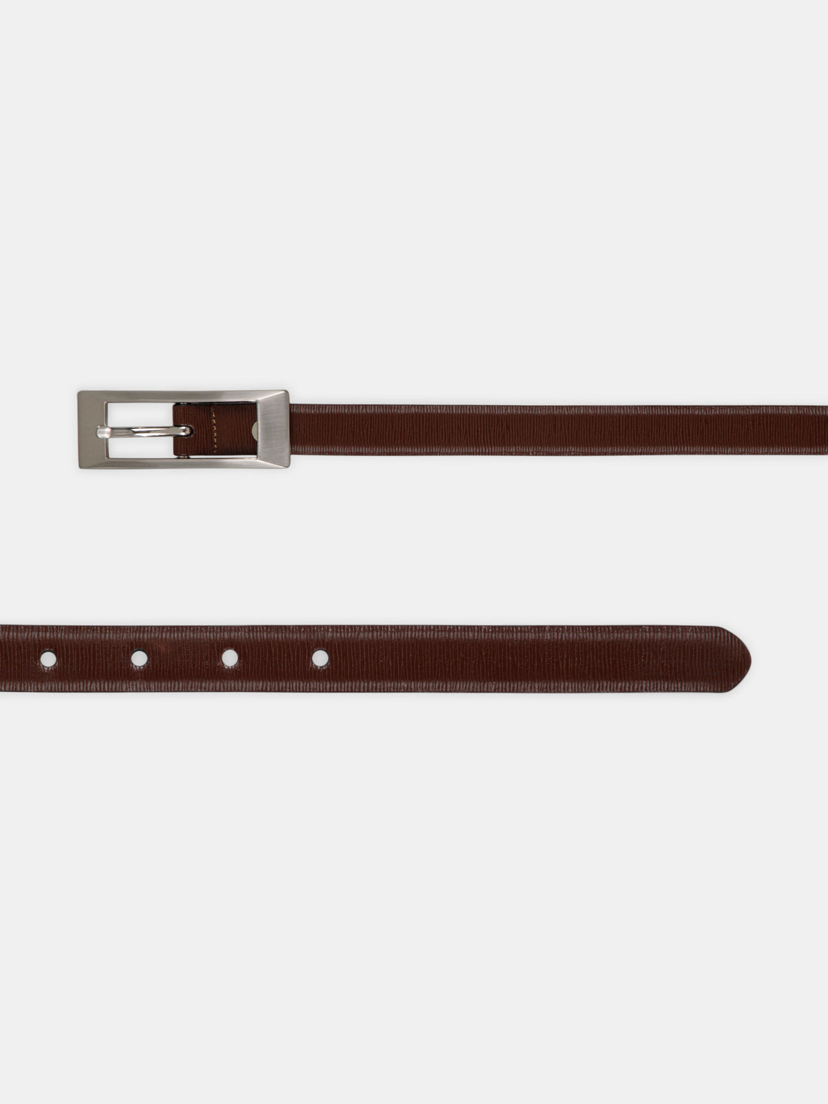 Striped Leather Belt