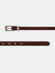 Striped Leather Belt