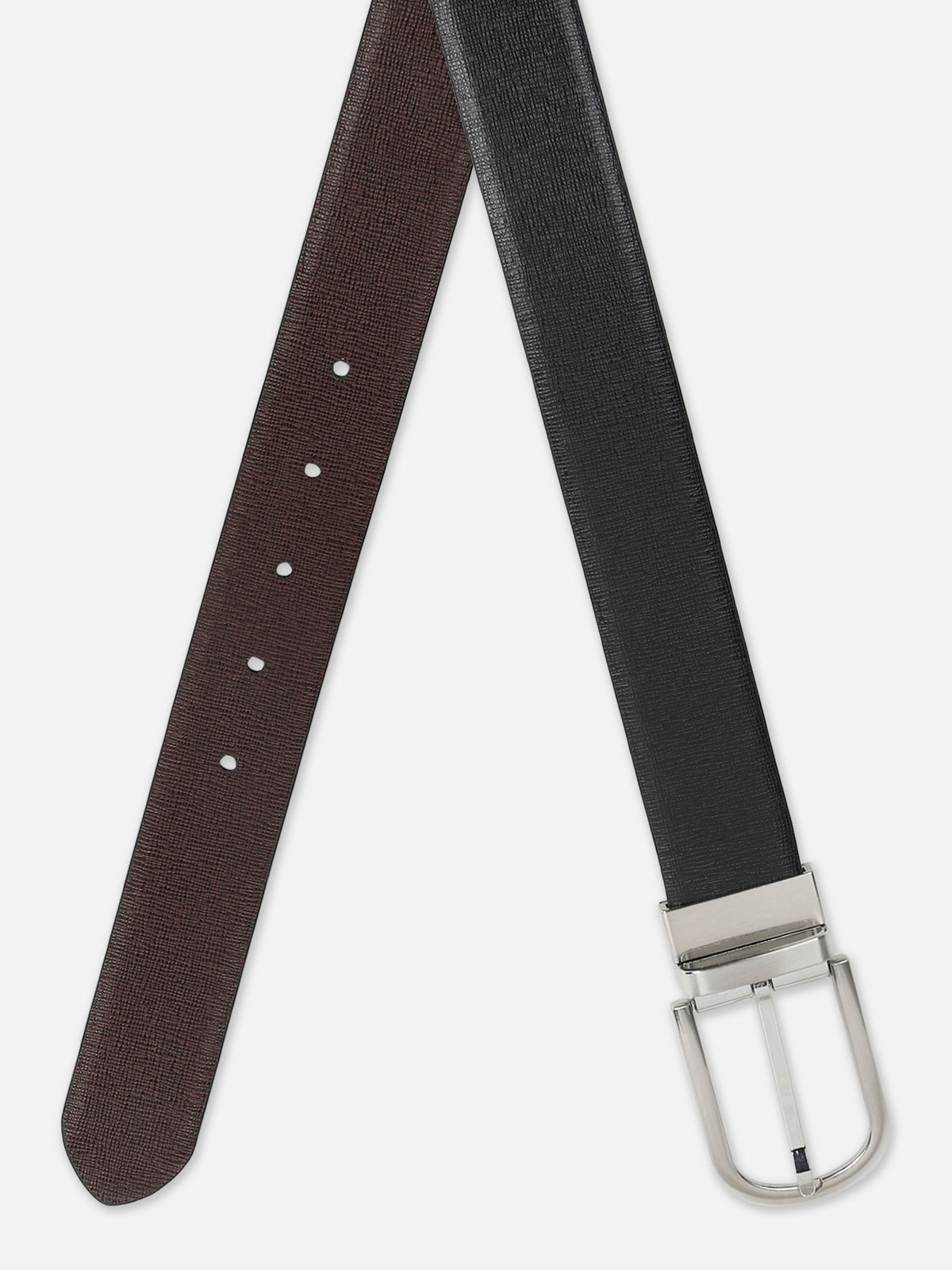 Shrunken Grain Leather Belt