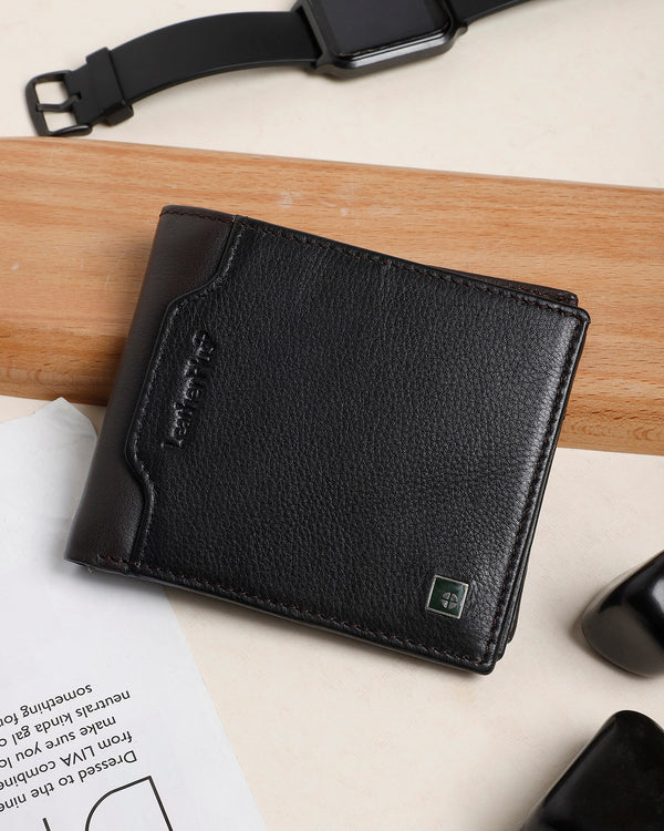 Textured Leather Wallet