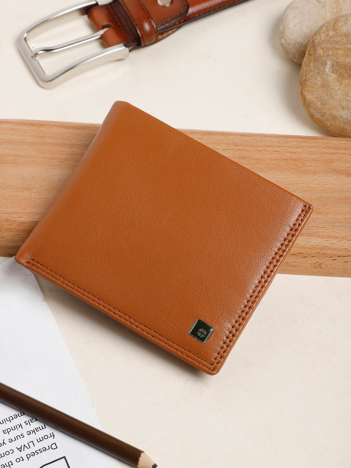 Premium Men Wallet PR-5003 Tan