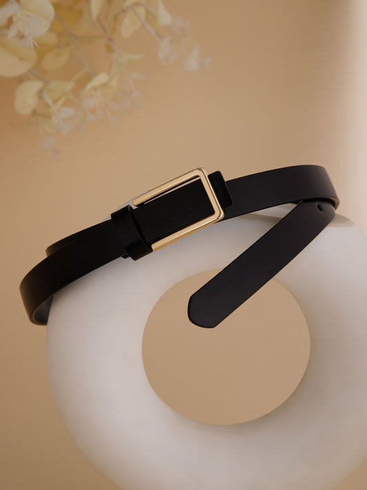Threadless Ladies Belt LBSB-2253 G Black
