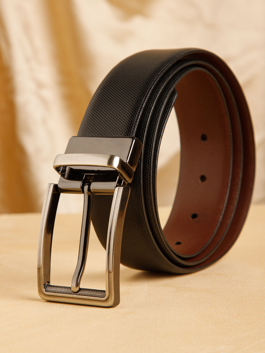 Plus Size Cross Reversible Leather Belt