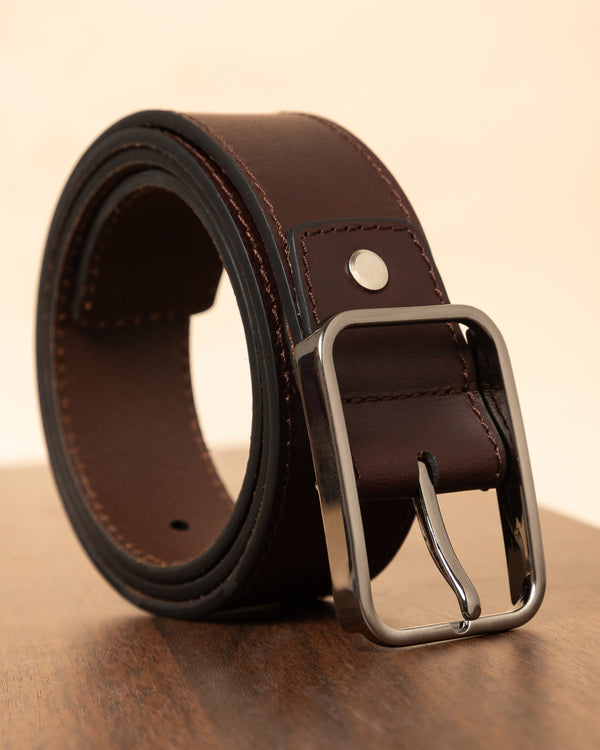 Textured Casual Leather Belt