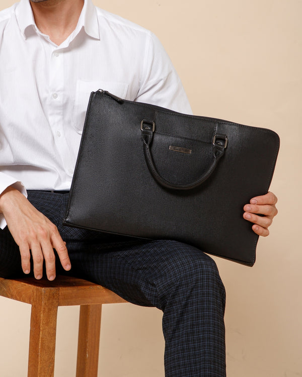 Saffiano Leather Laptop Sleeve
