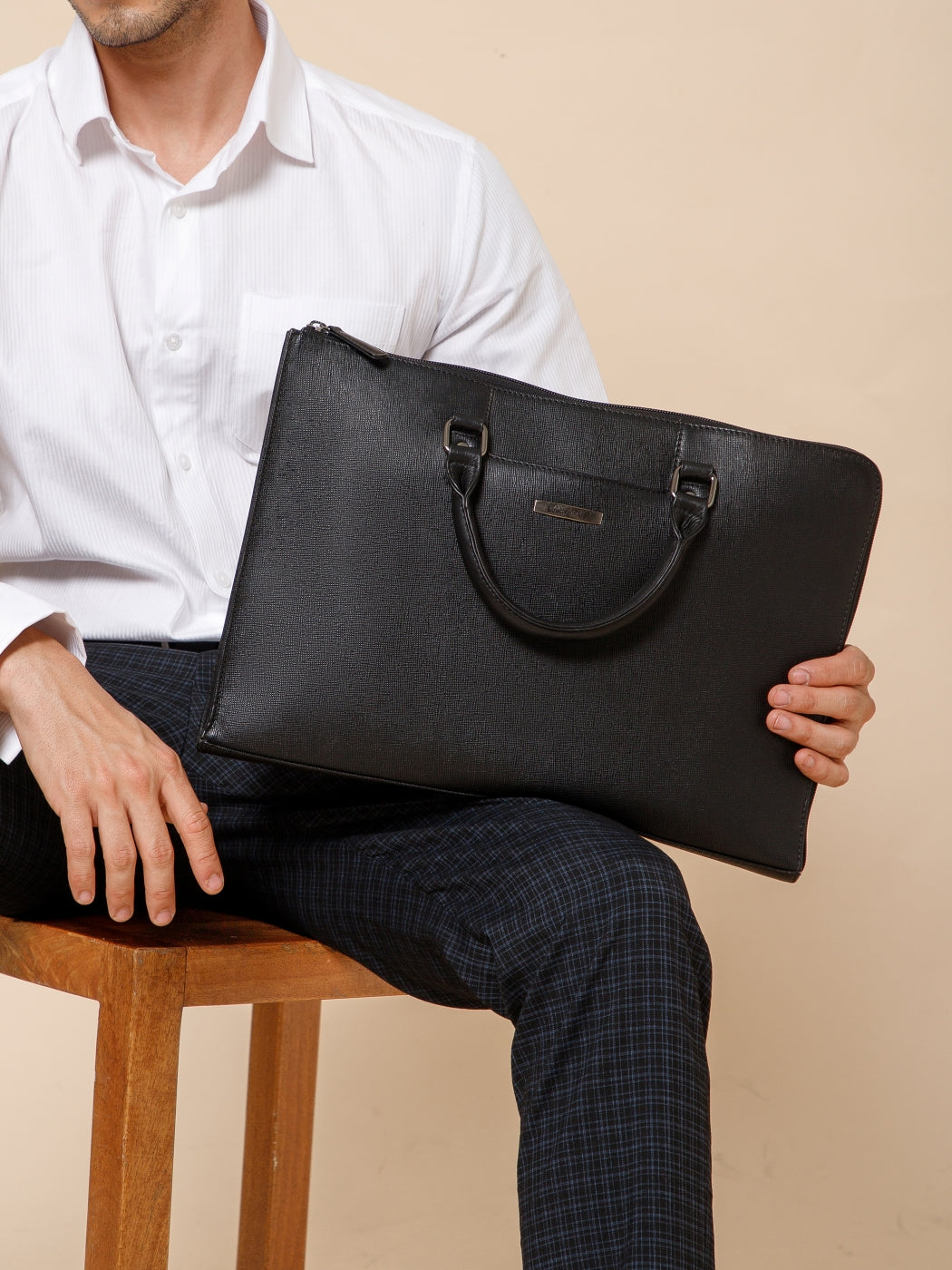 Saffiano Leather Laptop Sleeve