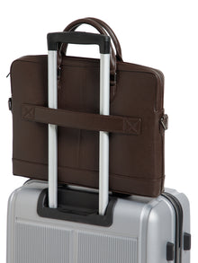 Sleek Leather Laptop Bag