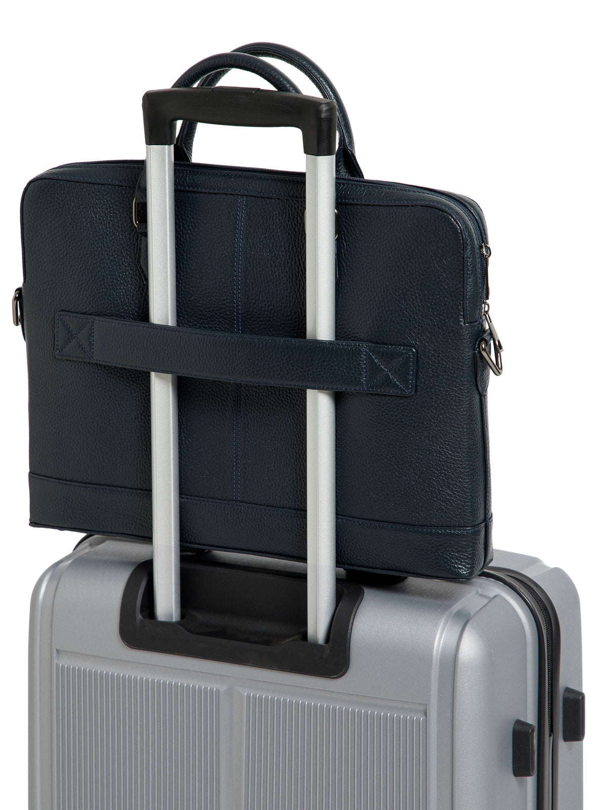 Sleek Leather Laptop Bag