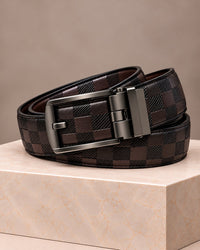 Refined Autolock Leather Man's Belt