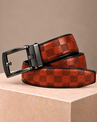 Refined Autolock Leather Man's Belt