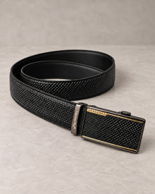Plus Size Classic Autolock Leather Man's Belt