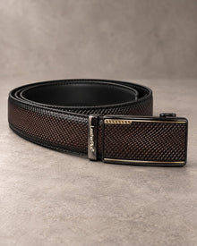 Plus Size Classic Autolock Leather Man's Belt