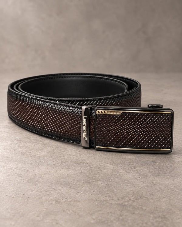 Classic Autolock Leather Man's Belt