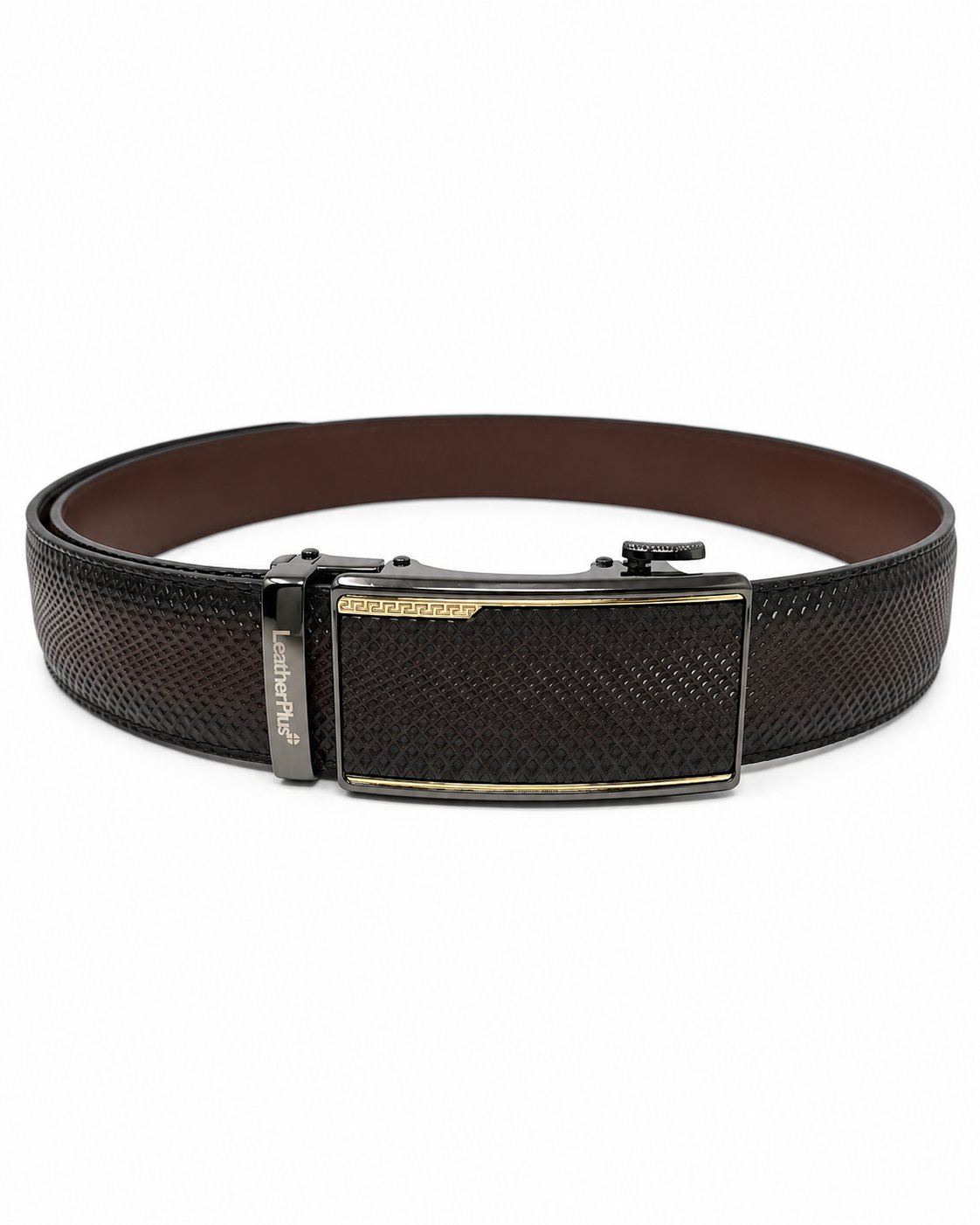 Plus Size Classic Autolock Leather Man's Belt