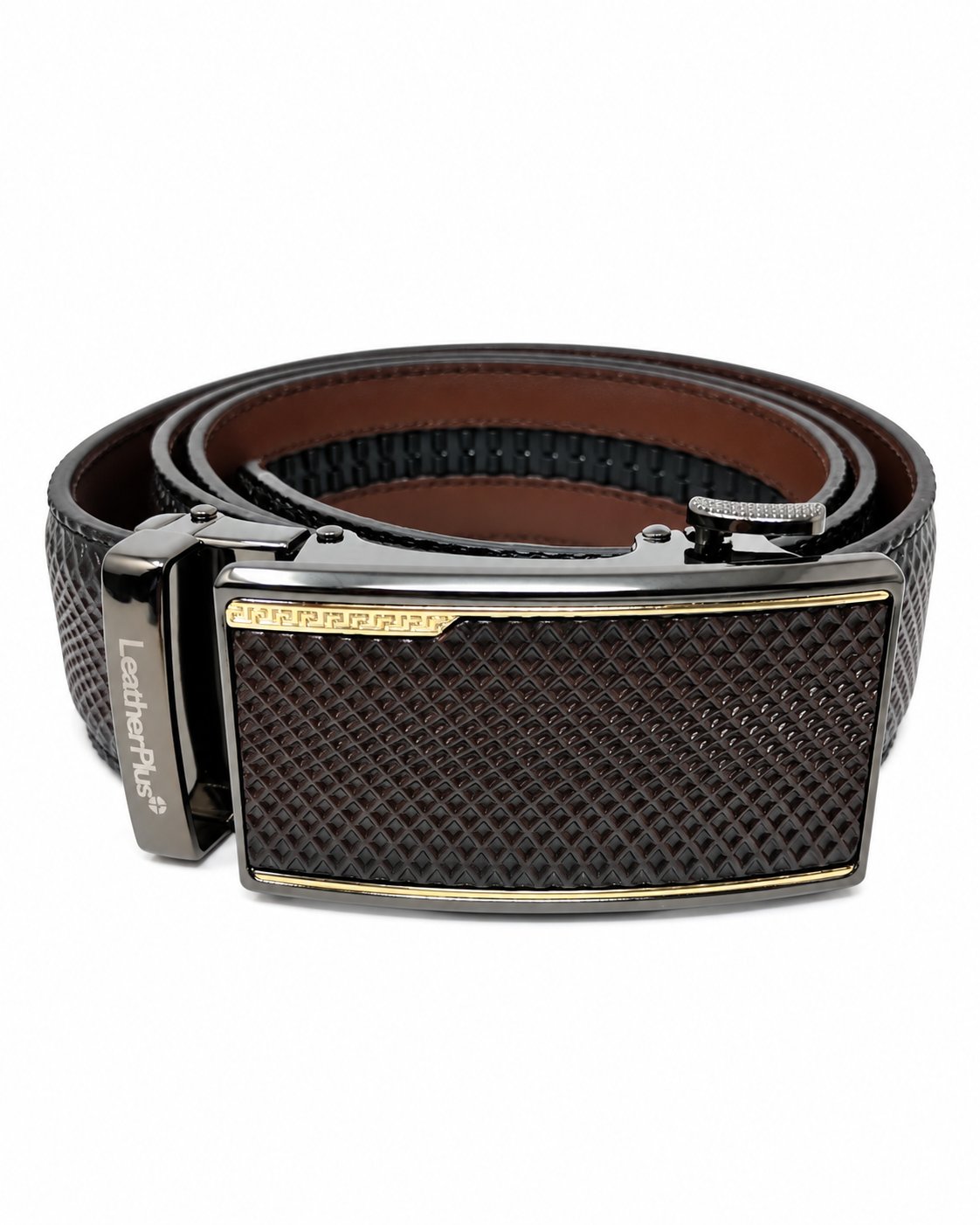 Plus Size Classic Autolock Leather Man's Belt