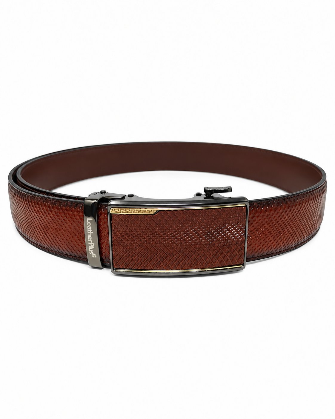 Plus Size Classic Autolock Leather Man's Belt