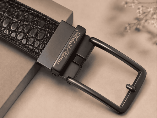 Personalised leather belt
